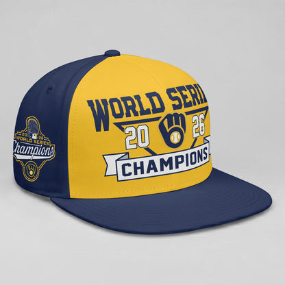 MIL 2026 World Series Champions Custom Snapback Cap - Printed