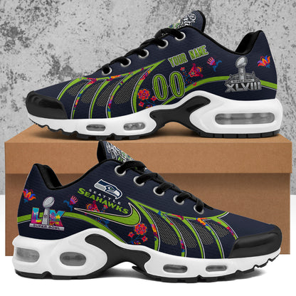 Seattle Seahawks Día de los Muertos Edition Custom Sport Shoes