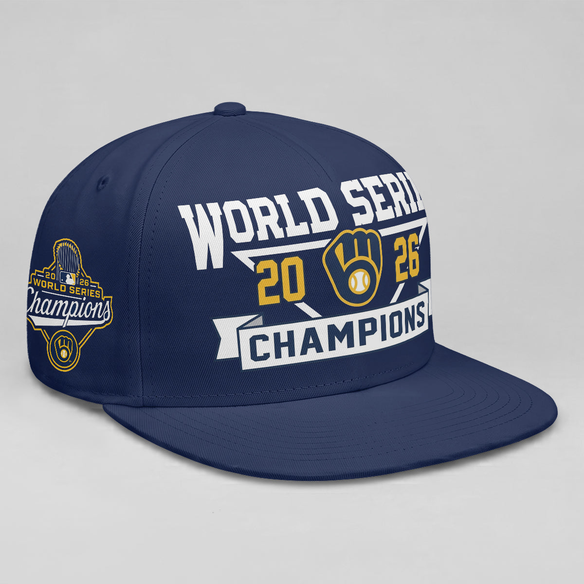 MIL 2026 World Series Champions Custom Snapback Cap - Printed