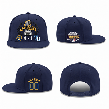 MIL 2026 World Series Champions Personalized Snapback Cap - Printed V7