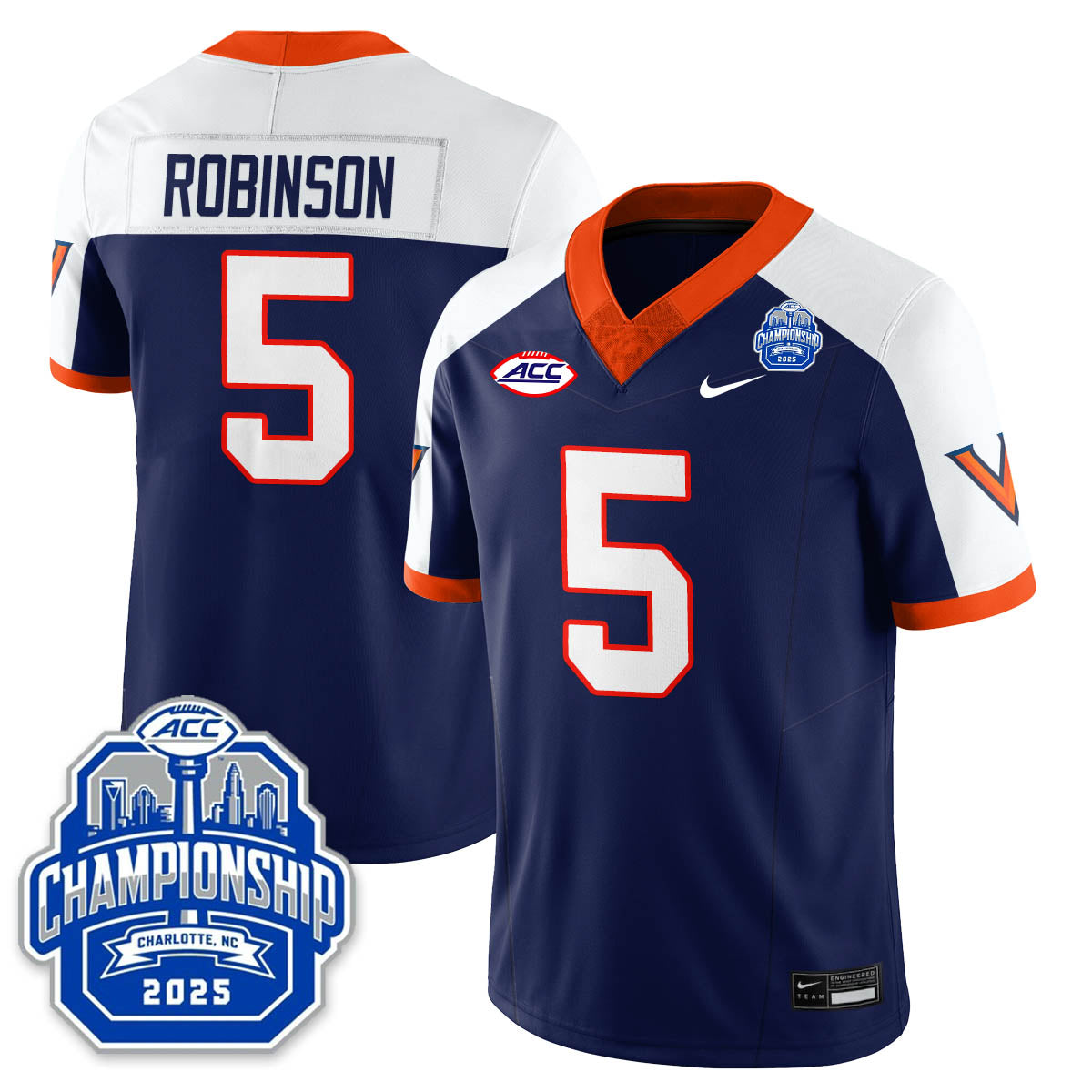 Virginia Football ACC Championship Vapor Limited Jersey