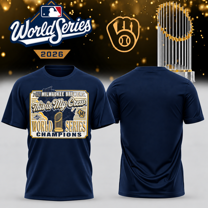 MIL World Series Champions Two Sides T-Shirt - Printed V34