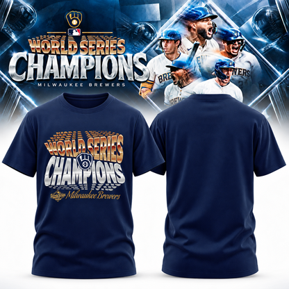 MIL World Series Champions One Side T-Shirt - Printed V12