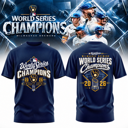 MIL World Series Champions Two Sides T-Shirt - Printed V10