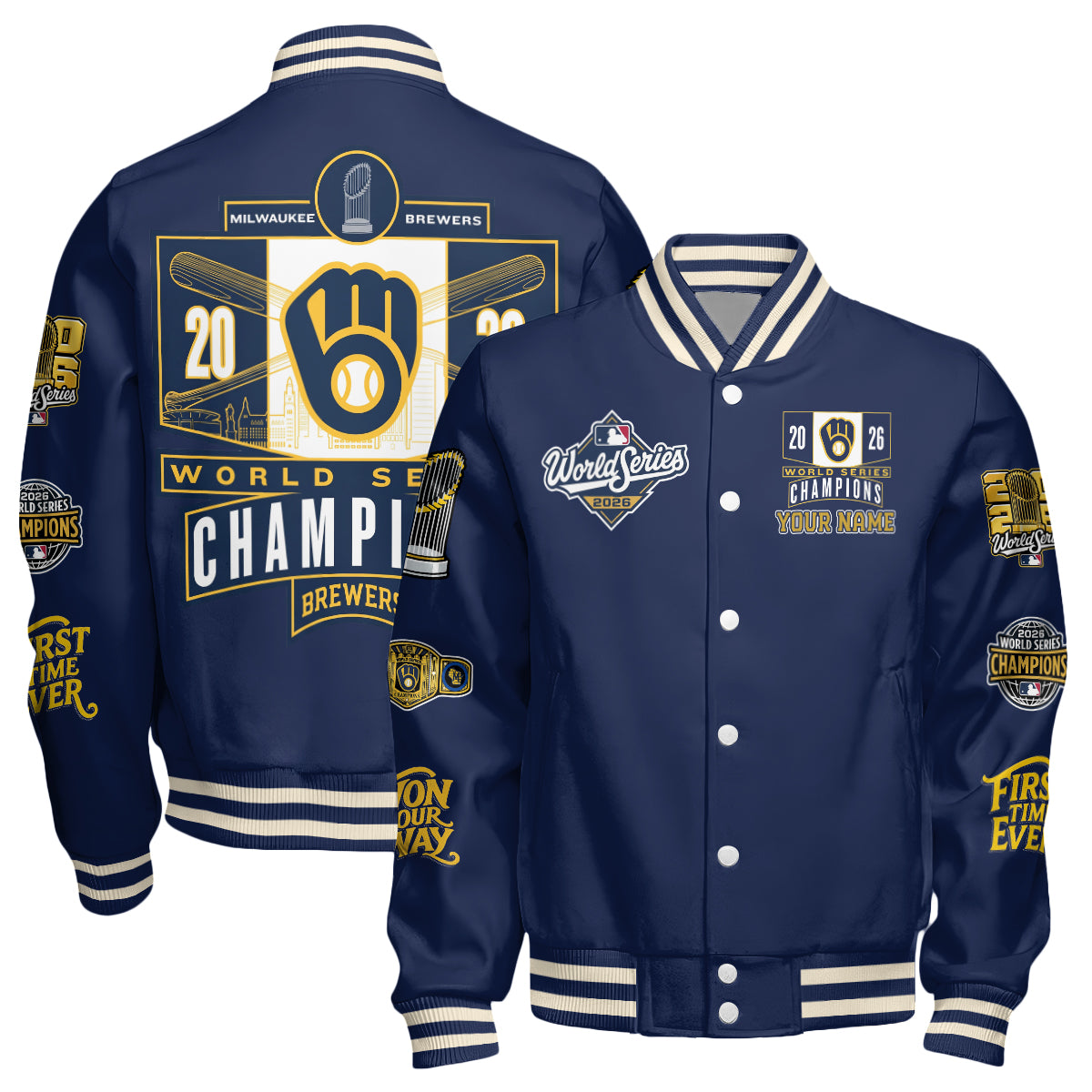 MIL 2026 WS Champions Limited Edition Custom Varsity Jacket - Printed V3