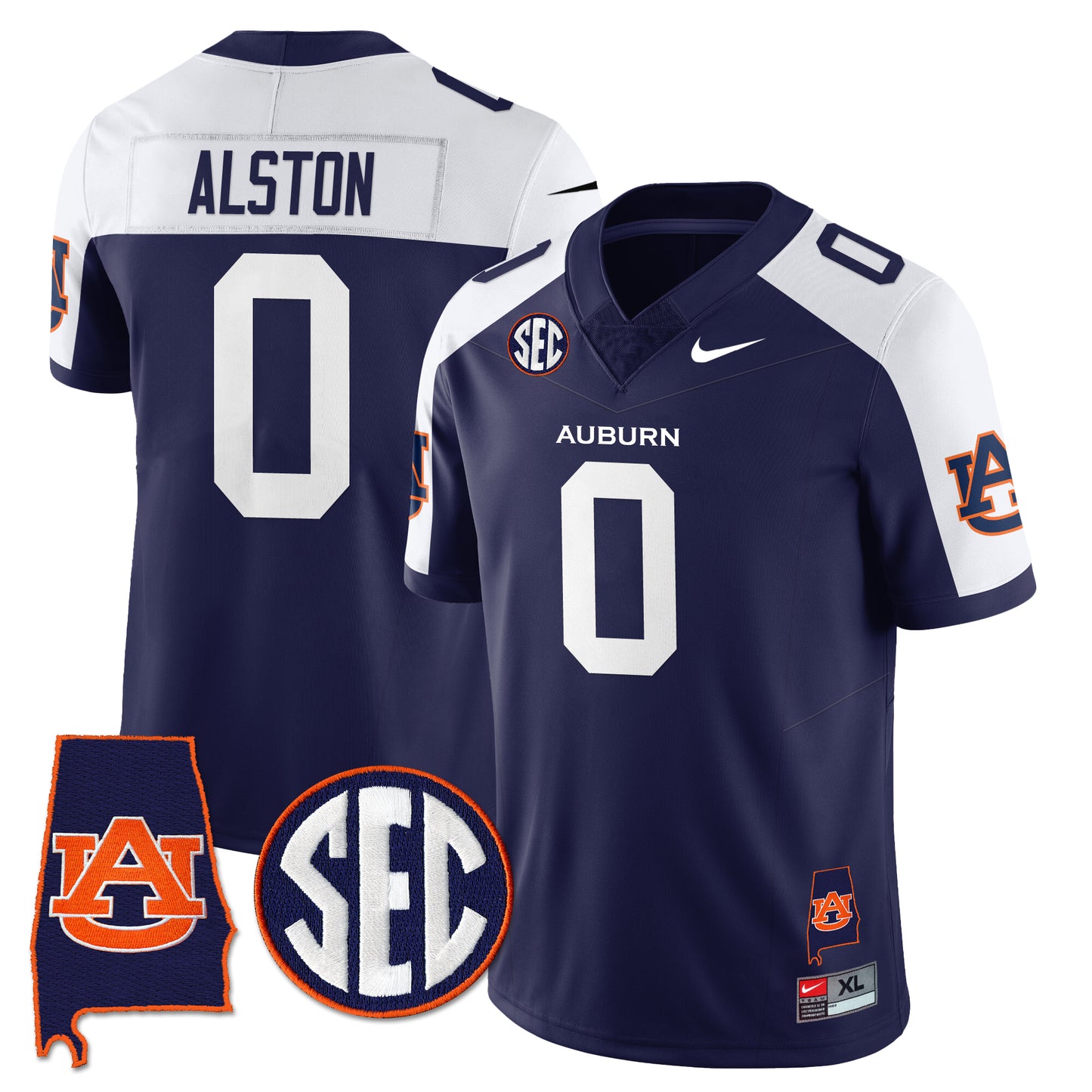 Auburn Tigers 2025 Alabama Patch Vapor Limited Jersey - All Stitched