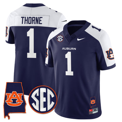 Auburn Tigers 2025 Alabama Patch Vapor Limited Jersey - All Stitched