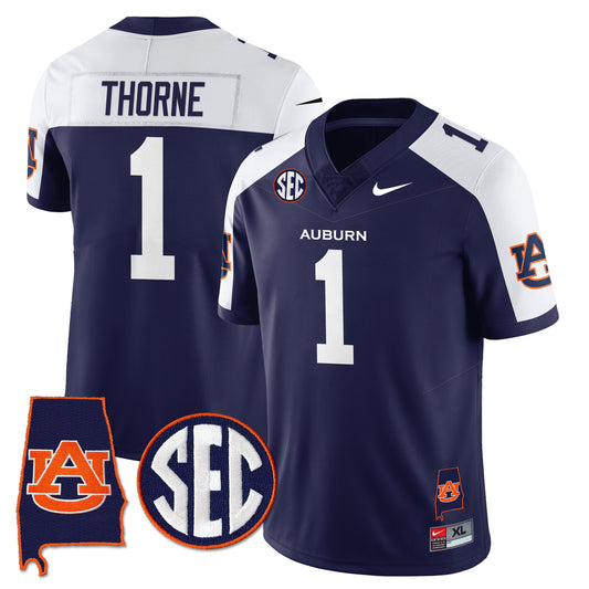 Auburn Tigers 2025 Alabama Patch Vapor Limited Jersey - All Stitched