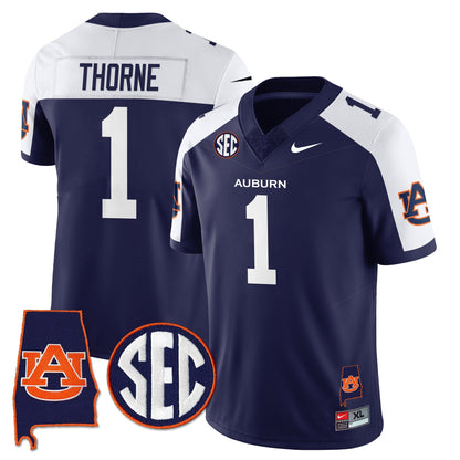 Auburn Tigers 2025 Alabama Patch Vapor Limited Jersey - All Stitched