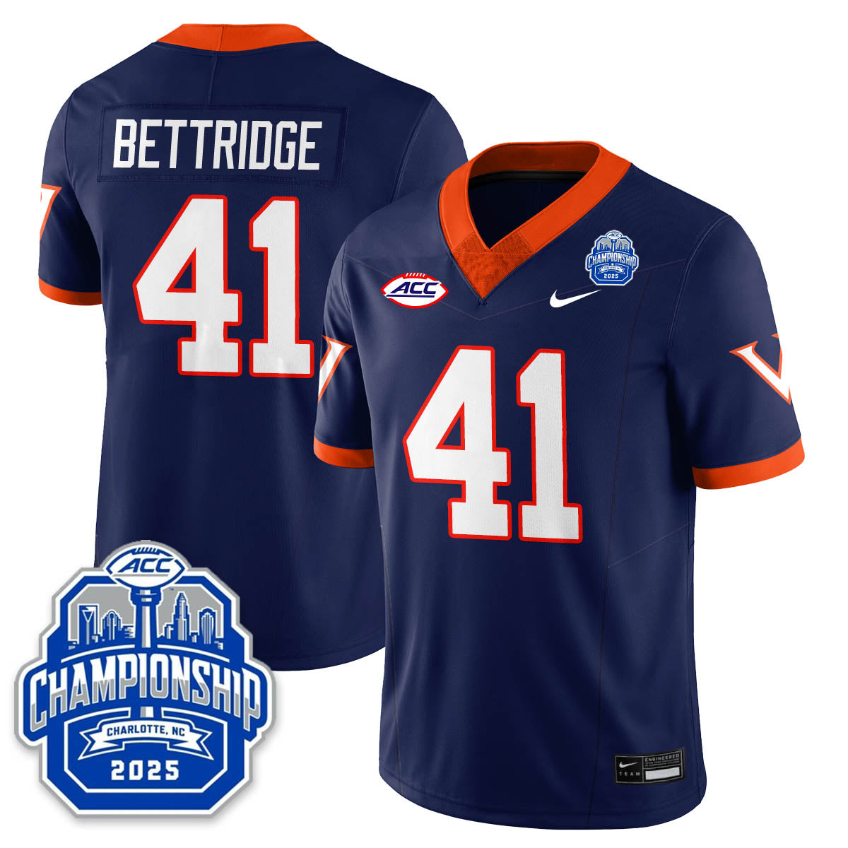 Virginia Football ACC Championship Vapor Limited Jersey