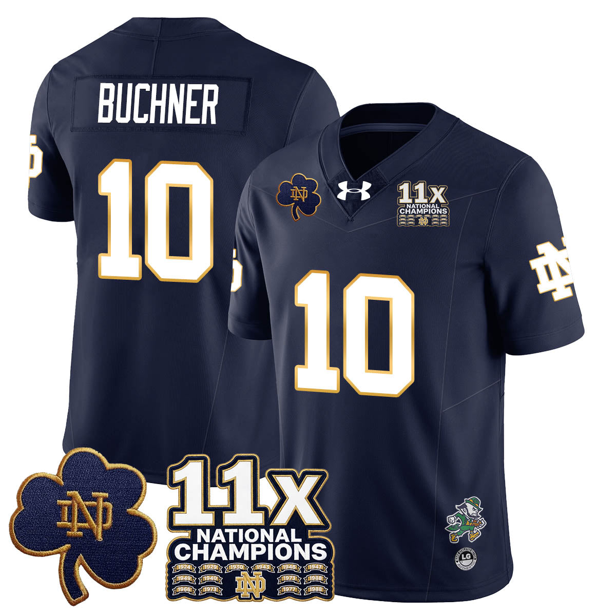 ND 11x-Time National Champions Vapor Limited Jersey