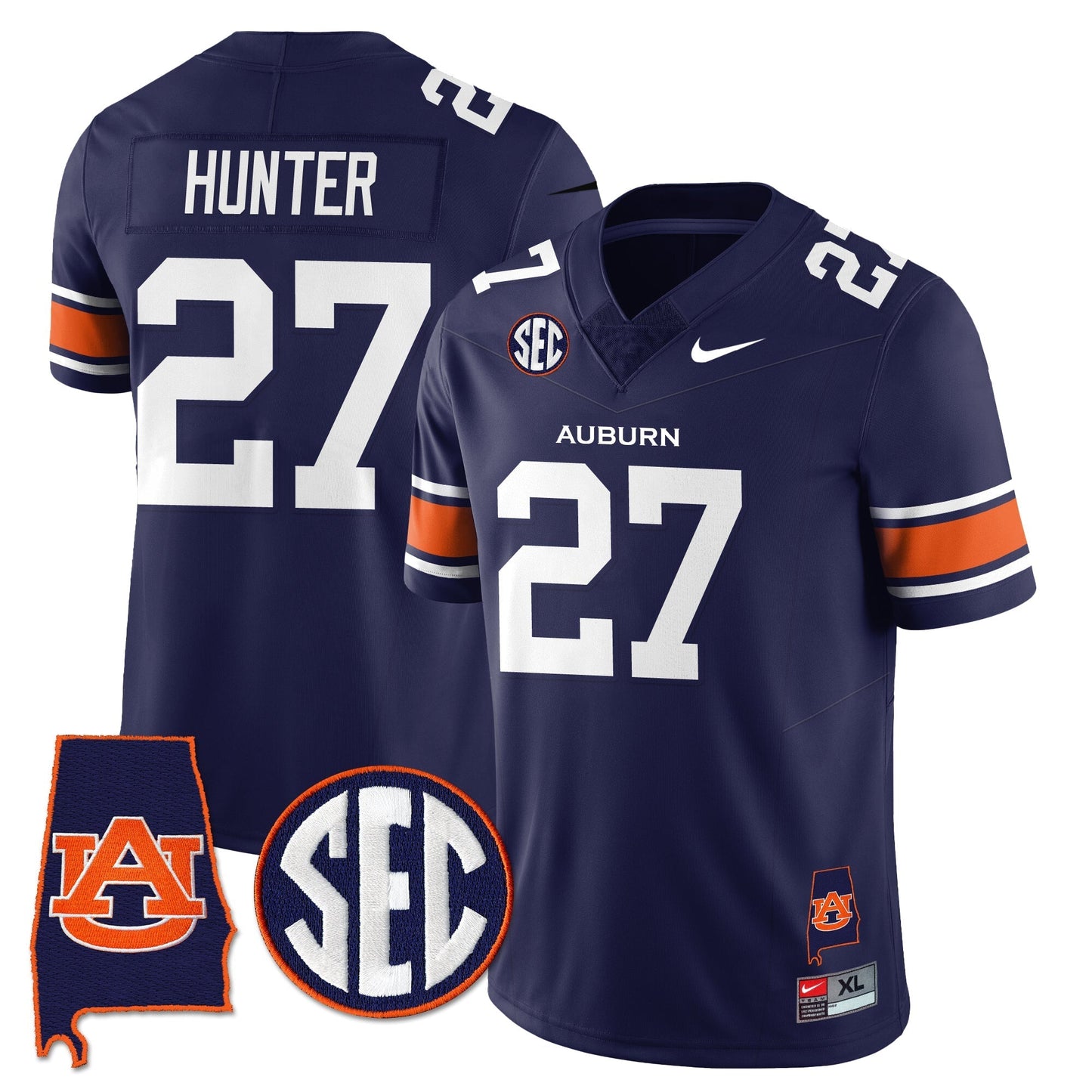 Auburn Tigers 2025 Alabama Patch Vapor Limited Jersey - All Stitched