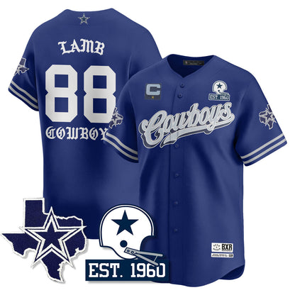 DAL Born x Raised Baseball Jersey - All Stitched