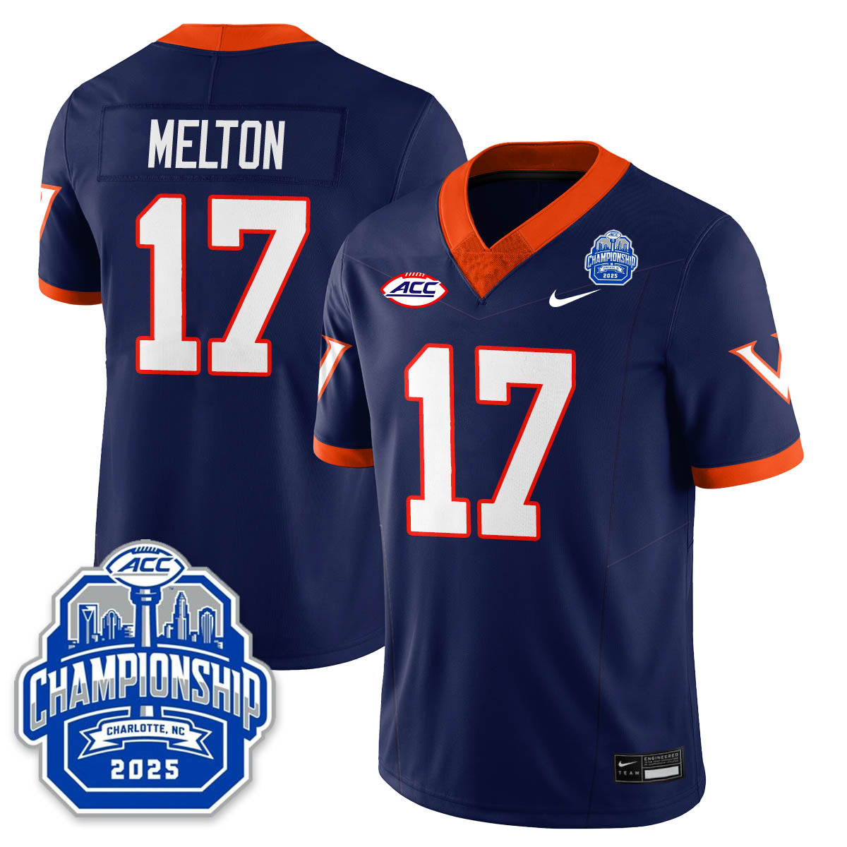 Virginia Football ACC Championship Vapor Limited Jersey