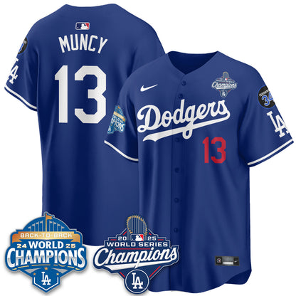 LAD 2025 World Series Champions Jersey - All Stitched