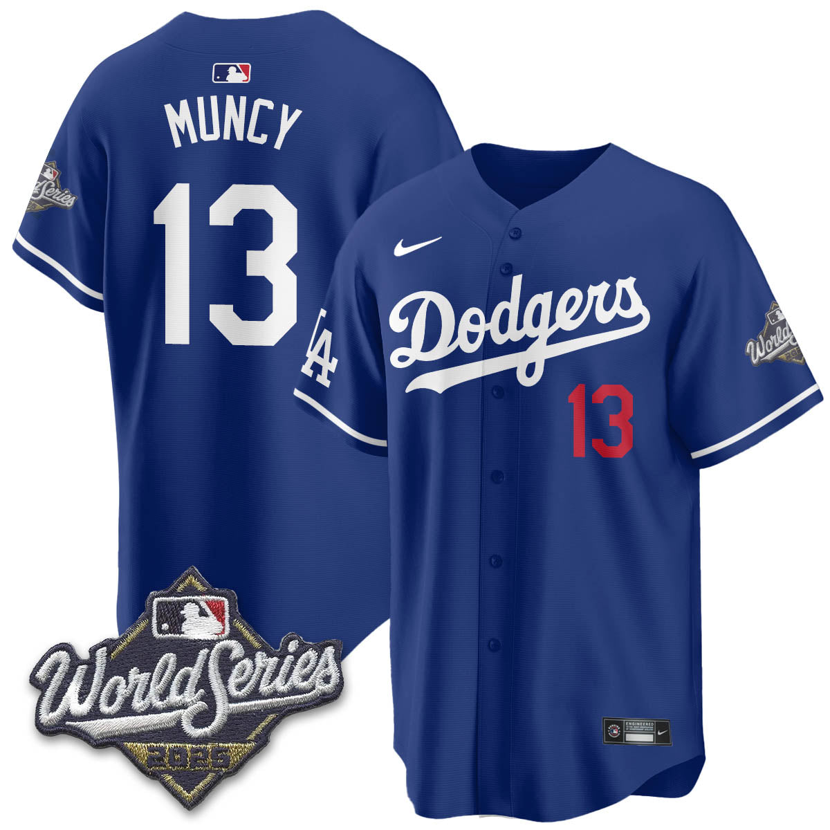 LAD 2025 World Series Jersey - All Stitched