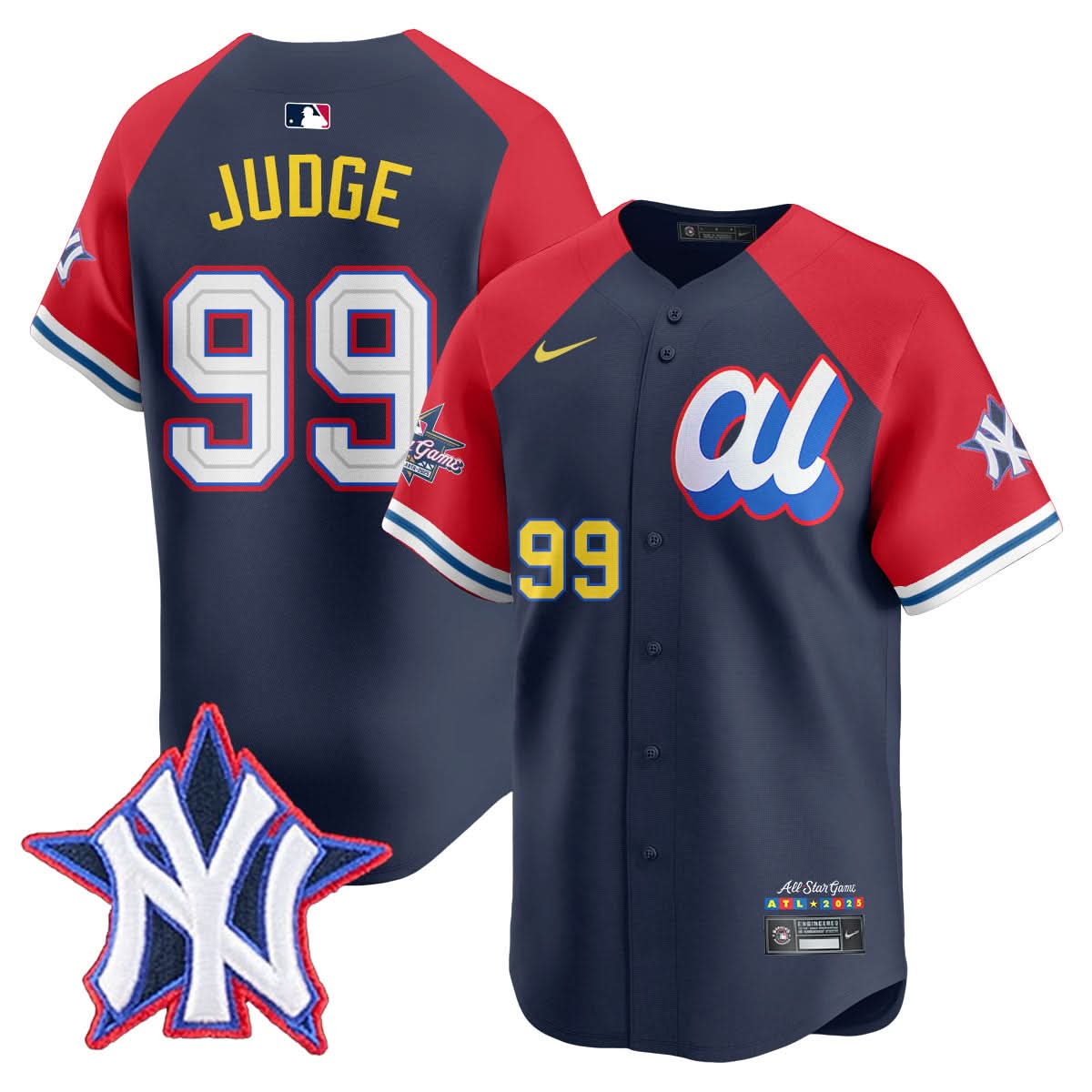 American League 2025 MLB All-Star Jersey - All Stitched