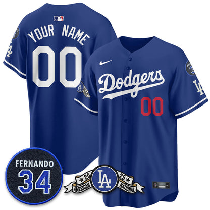LAD 2025 National League Champions Custom Jersey - All Stitched