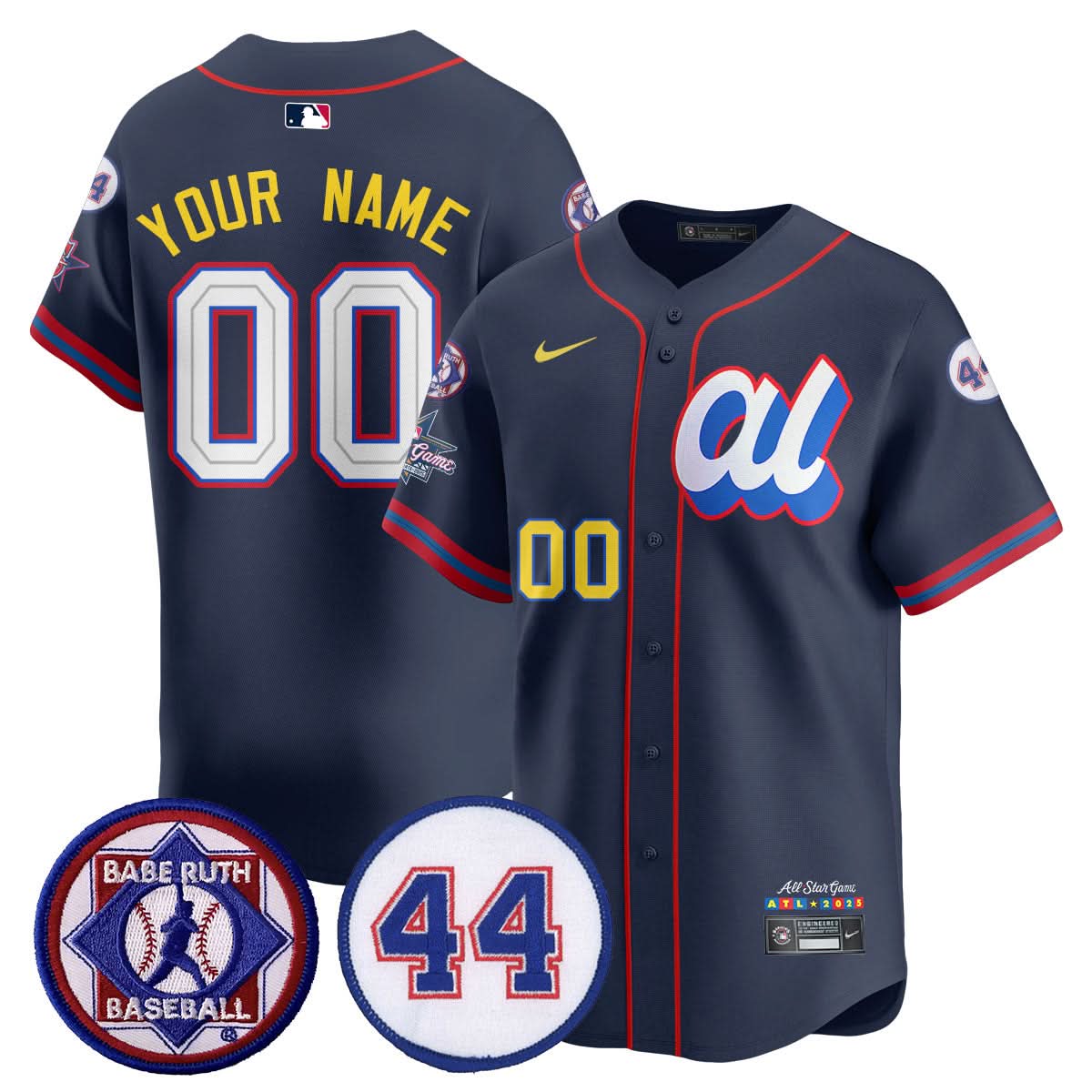 American League 2025 MLB All-Star Custom Jersey - All Stitched