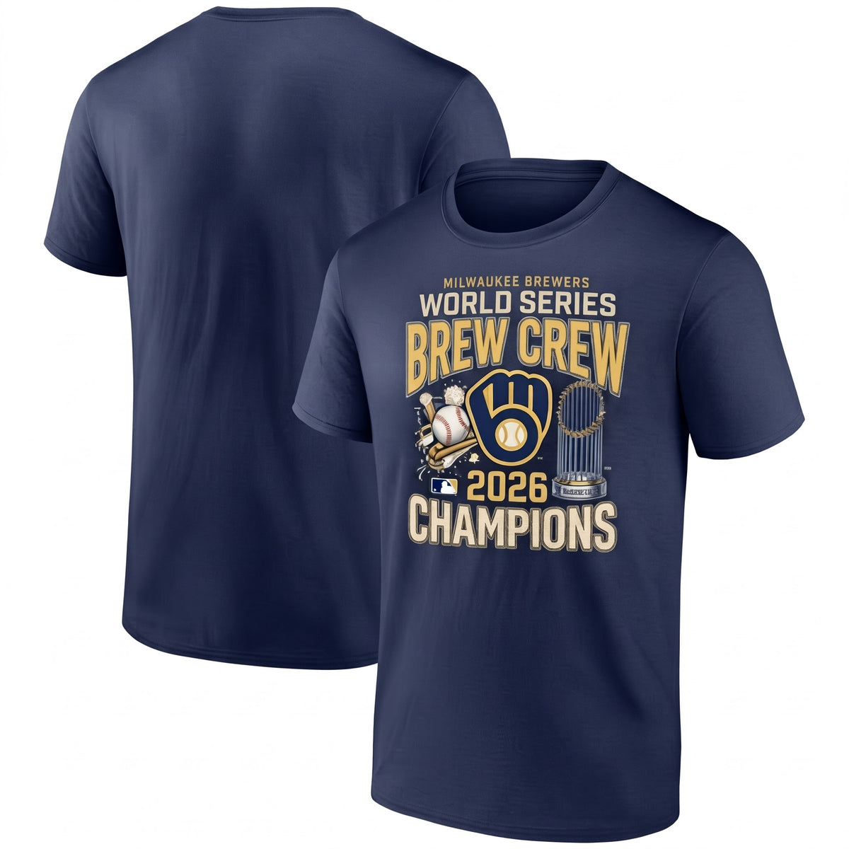 MIL World Series Champions One Side T-Shirt - Printed V3