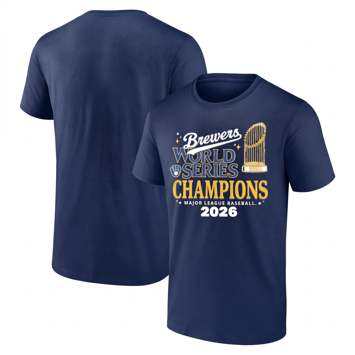 MIL World Series Champions One Side T-Shirt - Printed