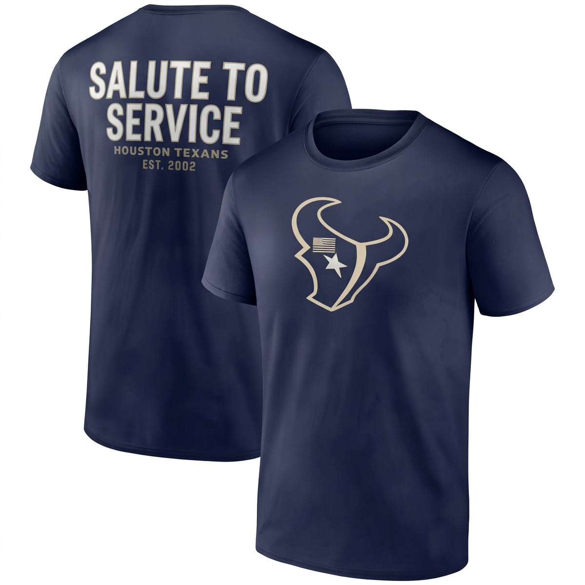 HOU x Salute To Service 2026 Edition Two Sides T-Shirt - Printed V3