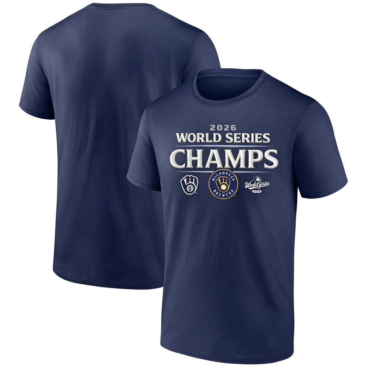 MIL World Series Champions One Side T-Shirt - Printed V4