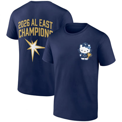 TB x Meow KT AL East Division Champions Two Sides T-Shirt - Printed V3