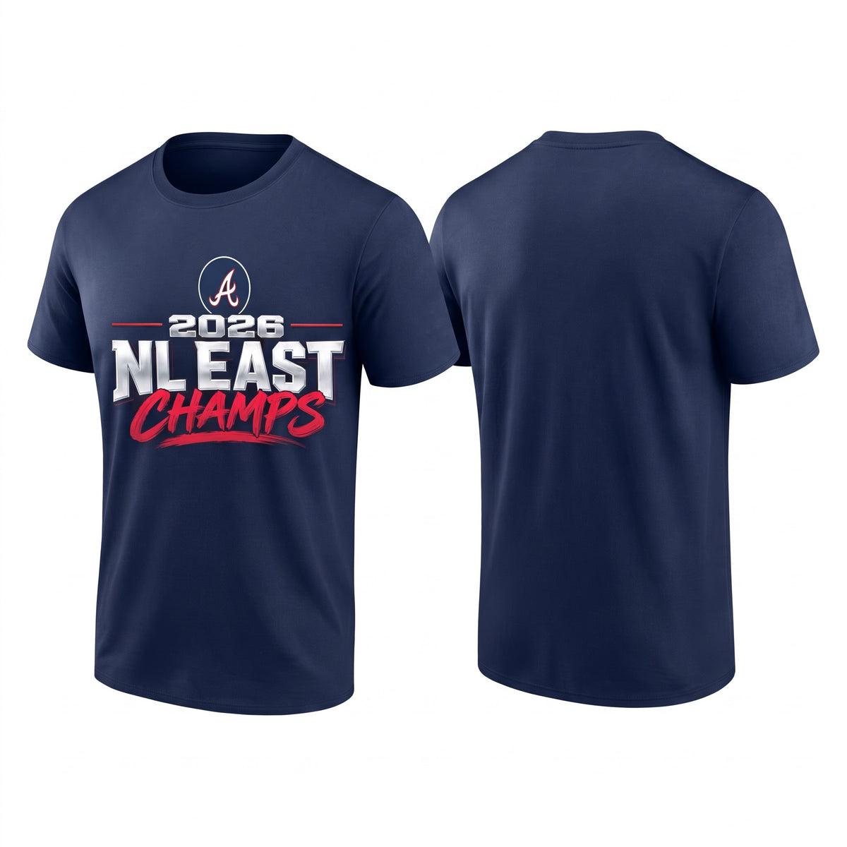 ATL 2026 NL East Champs One Side T-Shirt - Printed