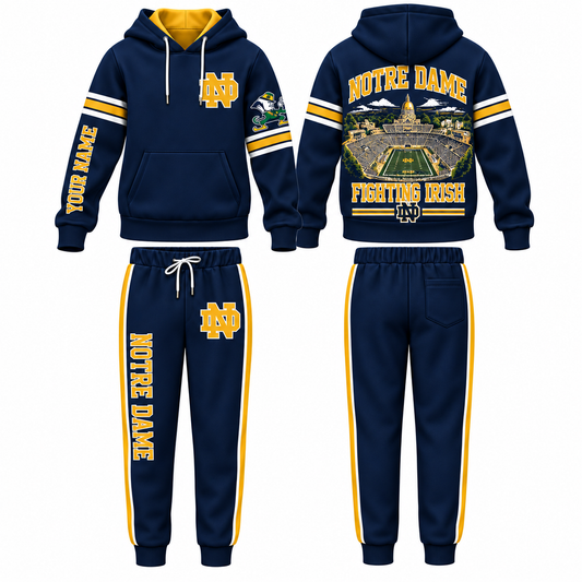 NDFI Streetwear Custom Hoodie Pants Set - Printed