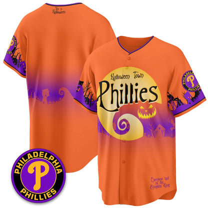 Philadelphia Phillies "Halloween Town" Limited Jersey - Stitched