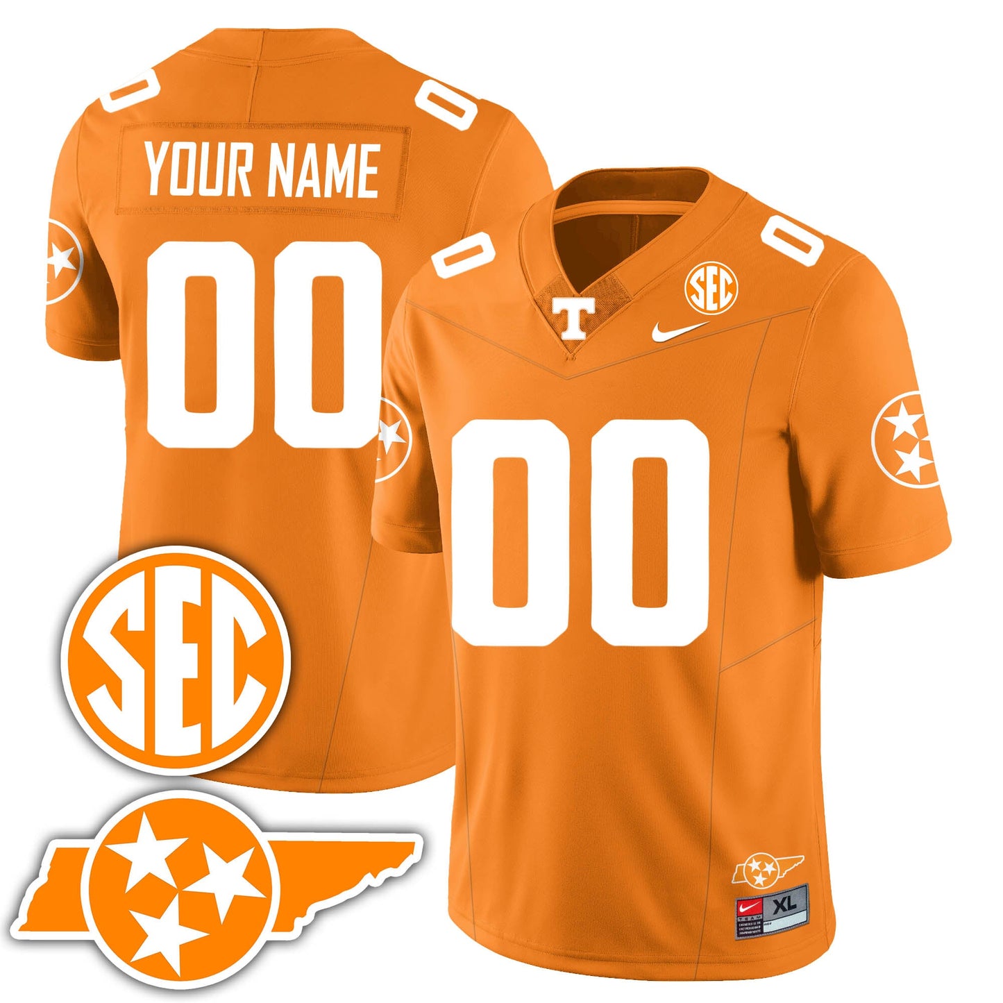 Tennessee Volunteers 2024 Football Vapor Limited Custom Jersey - All Stitched