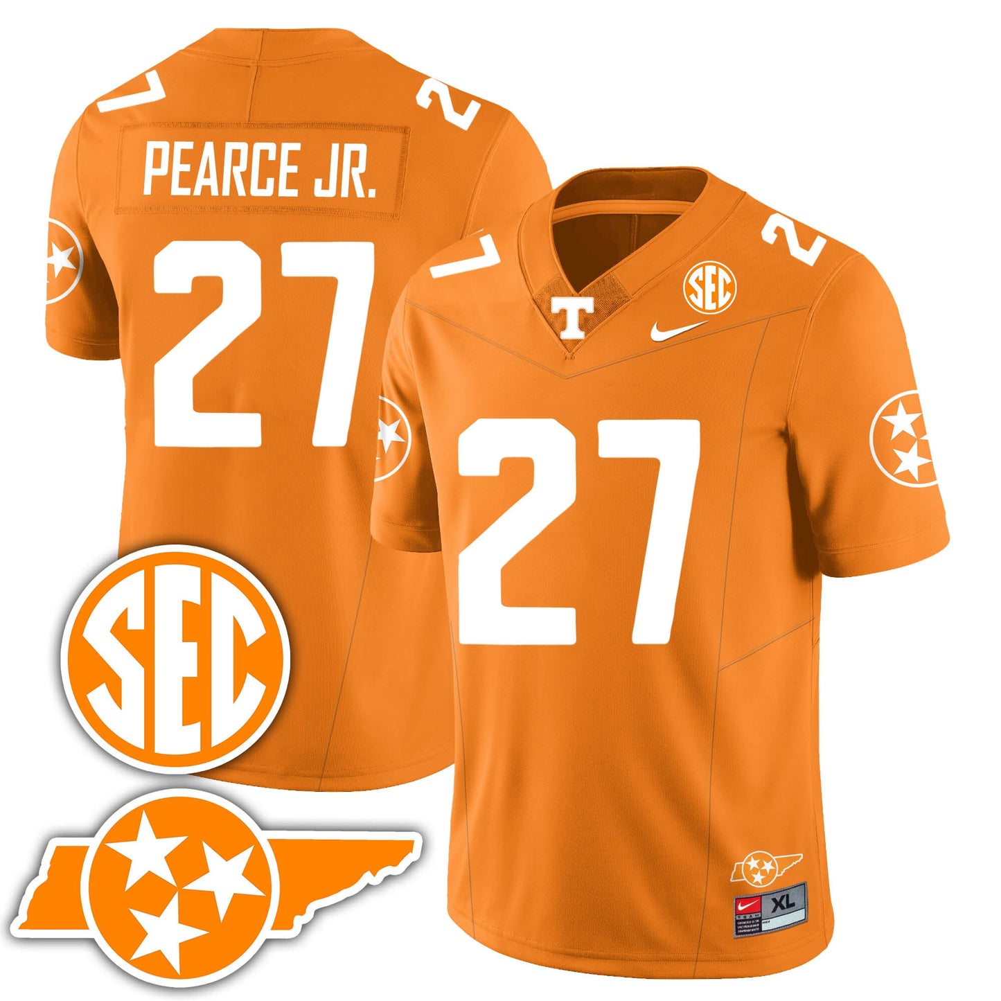 Tennessee Volunteers 2024 Football Vapor Limited Jersey - All Stitched