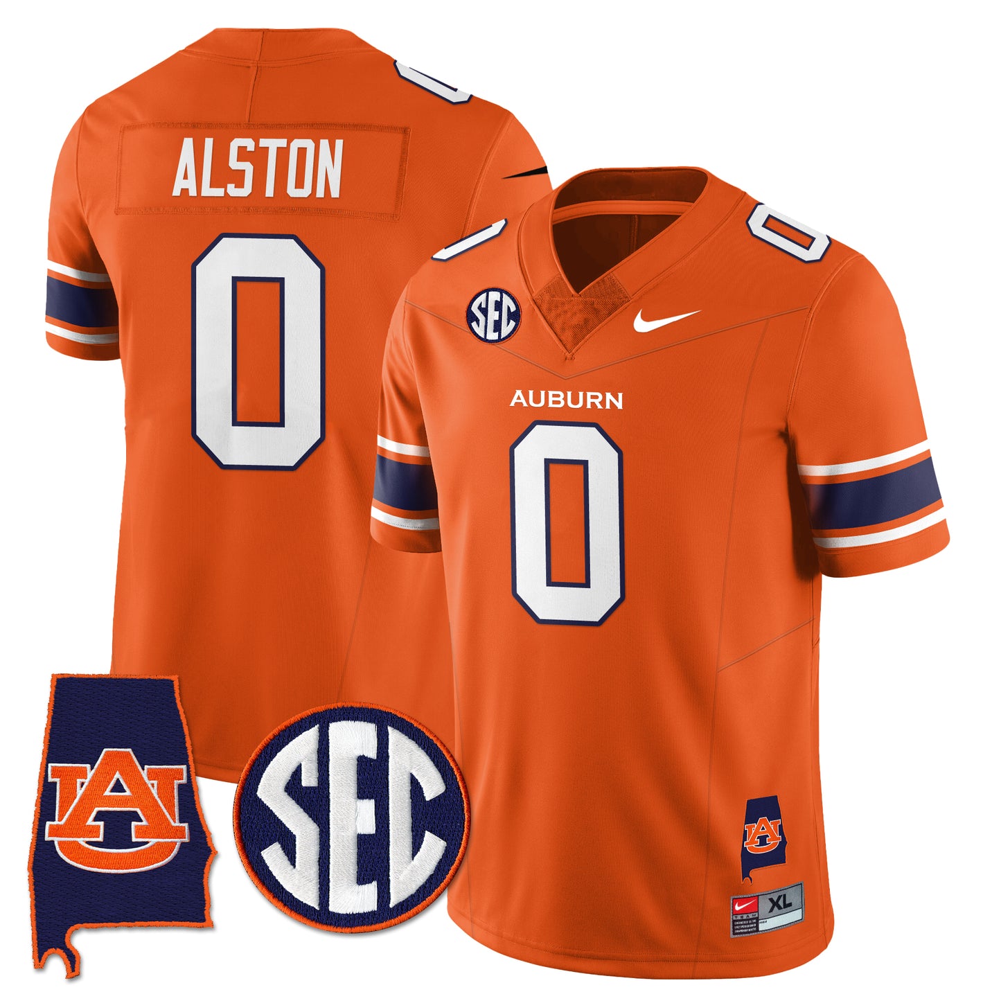Auburn Tigers 2025 Alabama Patch Vapor Limited Jersey - All Stitched