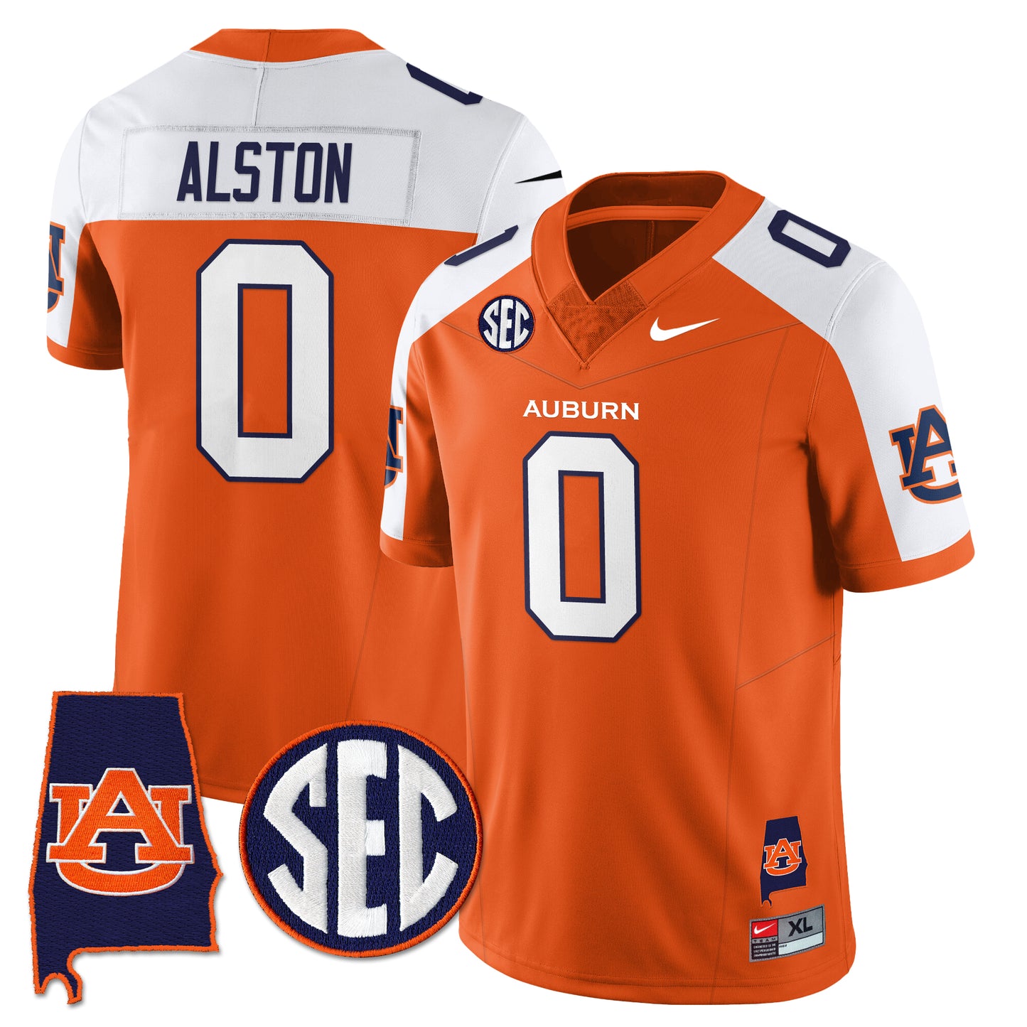 Auburn Tigers 2025 Alabama Patch Vapor Limited Jersey - All Stitched