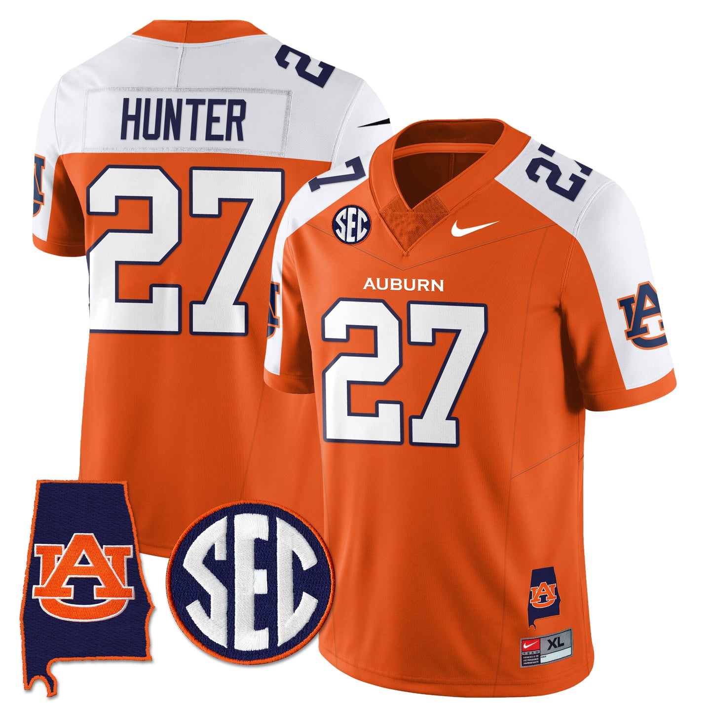 Auburn Tigers 2025 Alabama Patch Vapor Limited Jersey - All Stitched