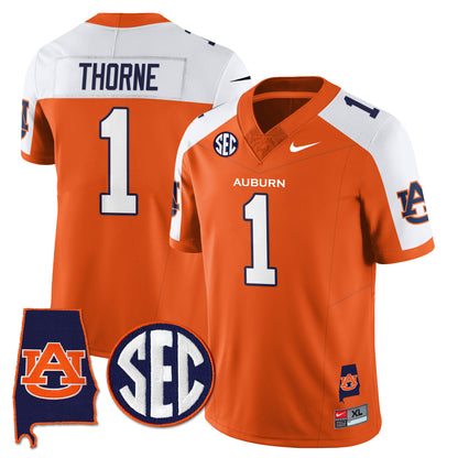 Auburn Tigers 2025 Alabama Patch Vapor Limited Jersey - All Stitched