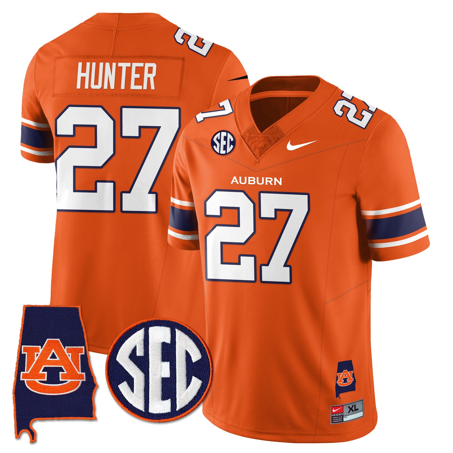 Auburn Tigers 2025 Alabama Patch Vapor Limited Jersey - All Stitched