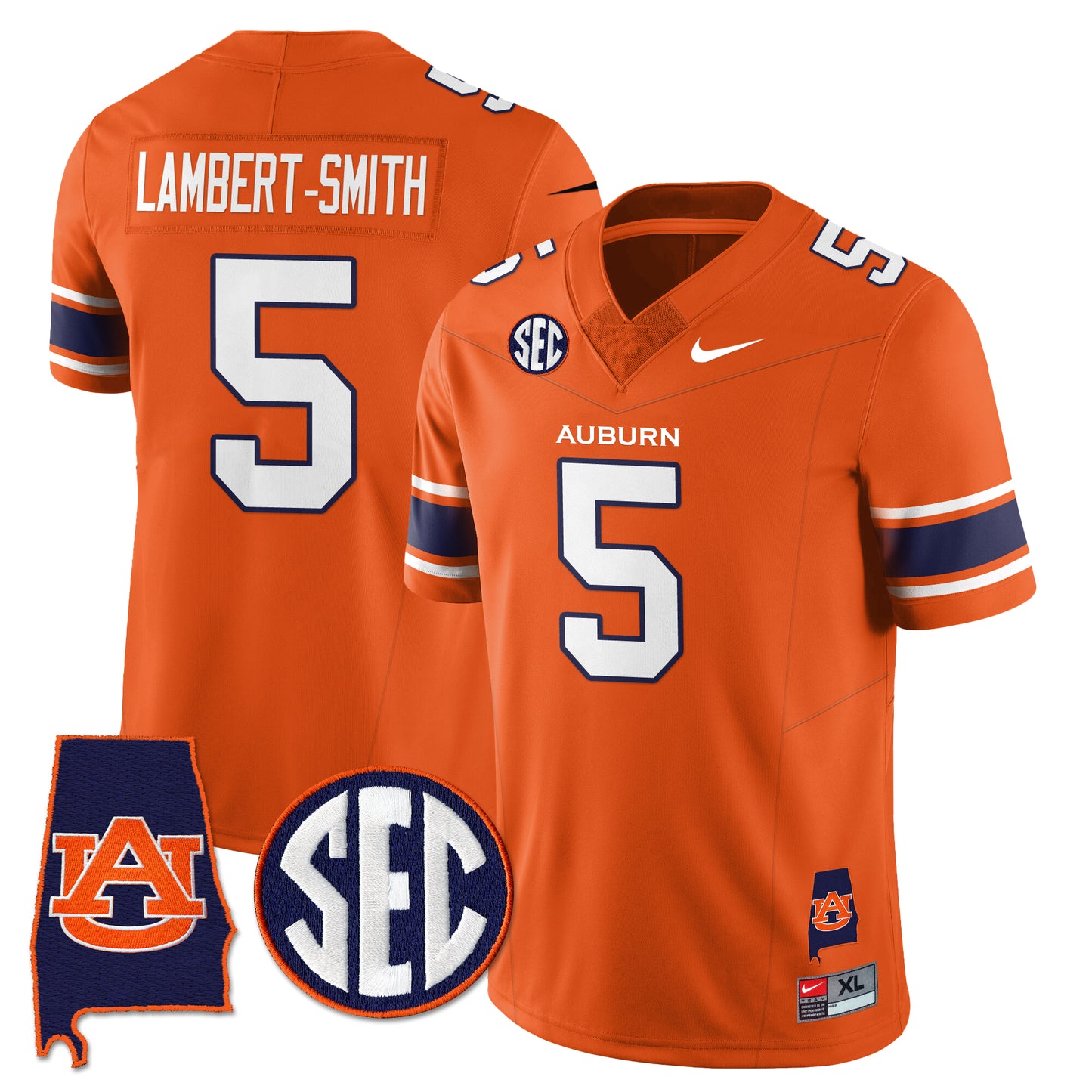 Auburn Tigers 2025 Alabama Patch Vapor Limited Jersey - All Stitched