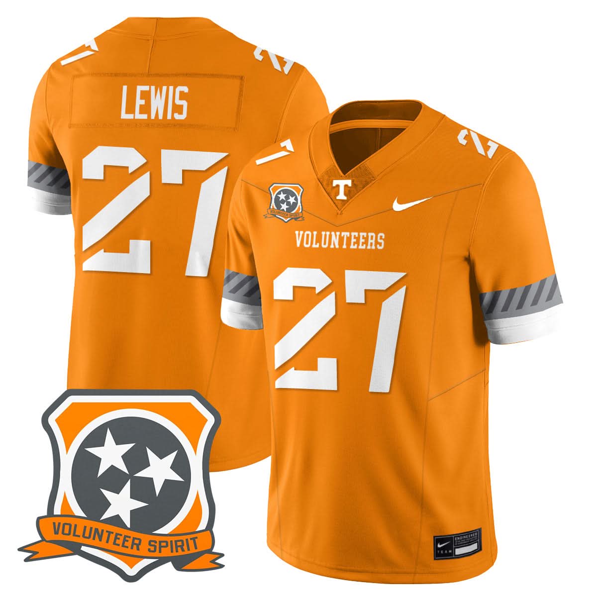 Tennessee Volunteers Football 2025 Spirit Limited Jersey - All Stitched