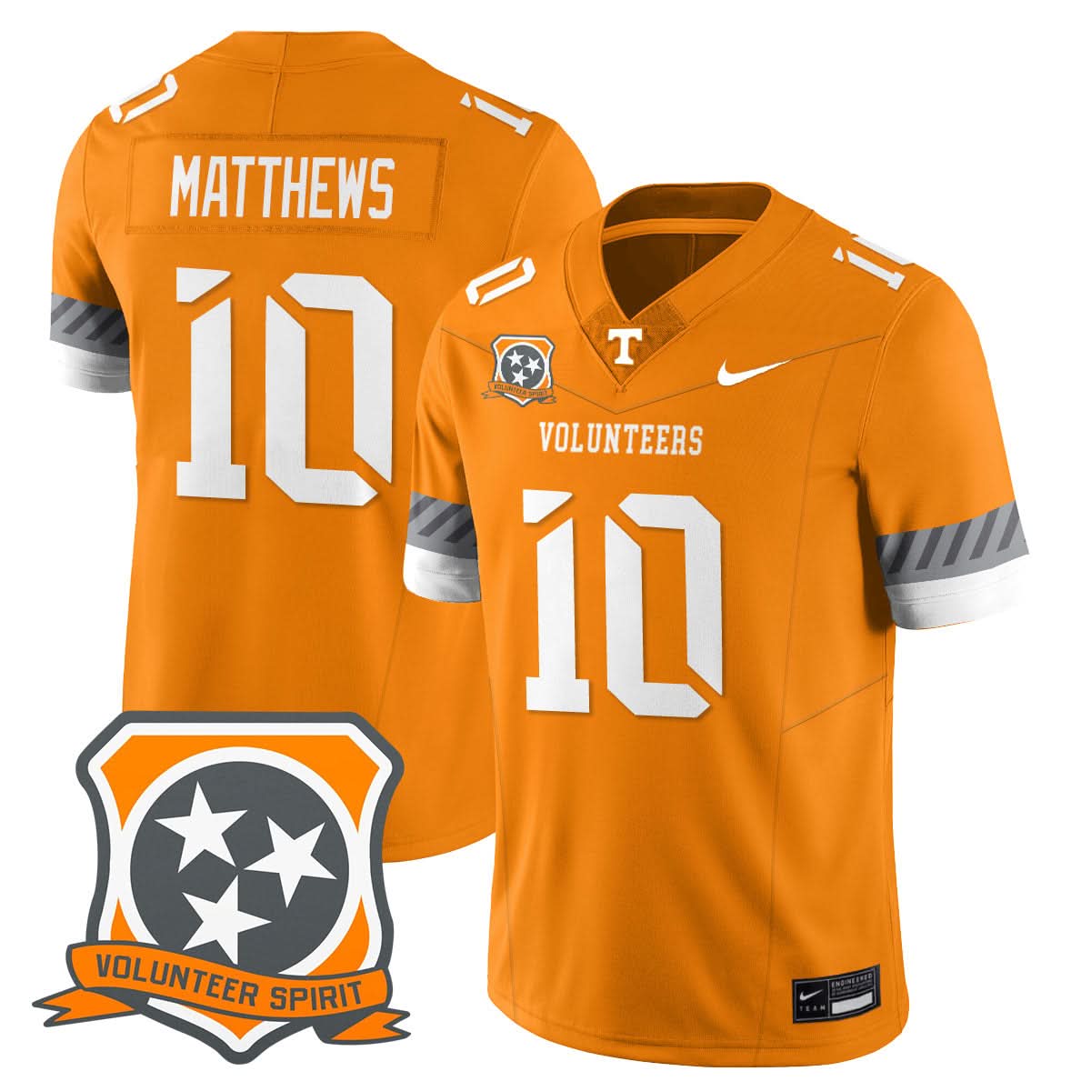 Tennessee Volunteers Football 2025 Spirit Limited Jersey - All Stitched