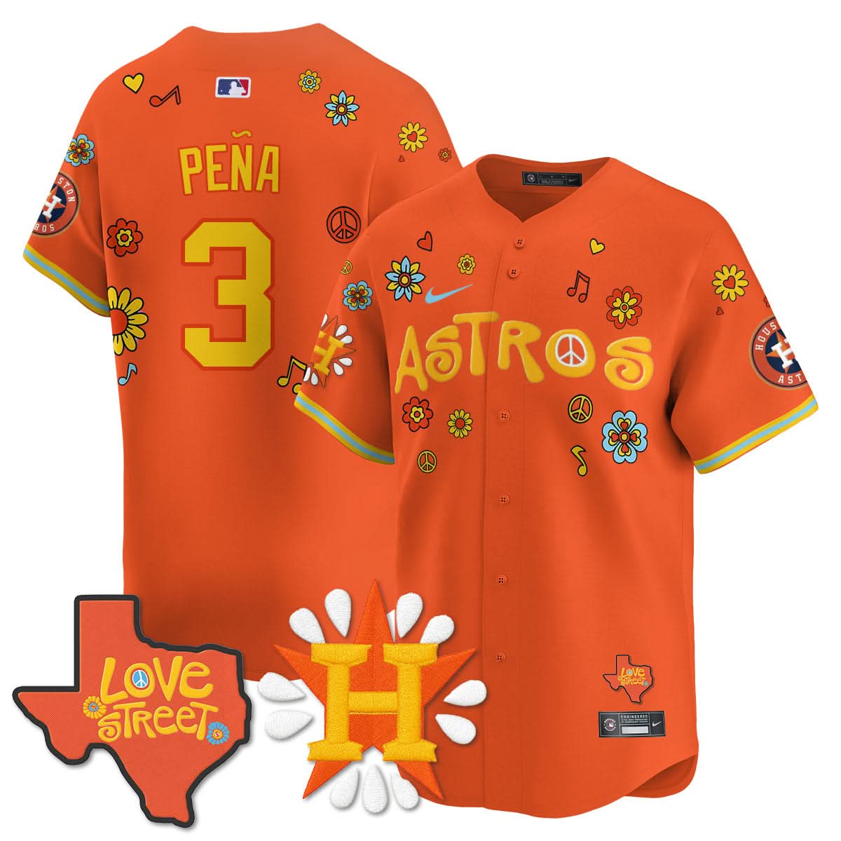 Houston Astros "Love Street" Limited Jersey - Stitched