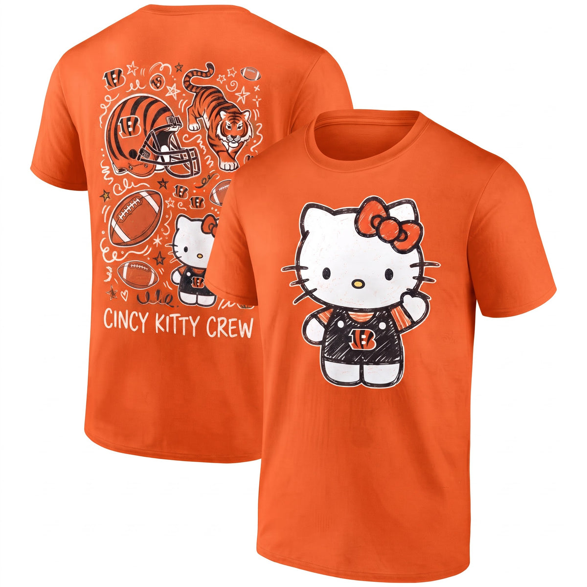 CIN x Meow KT Two Sides T-Shirt - Printed V1