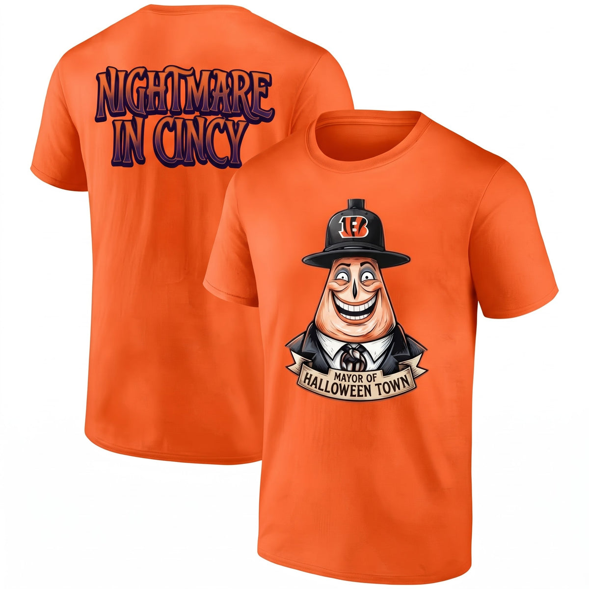 CIN x Halloween Two Sides T-Shirt - Printed V3