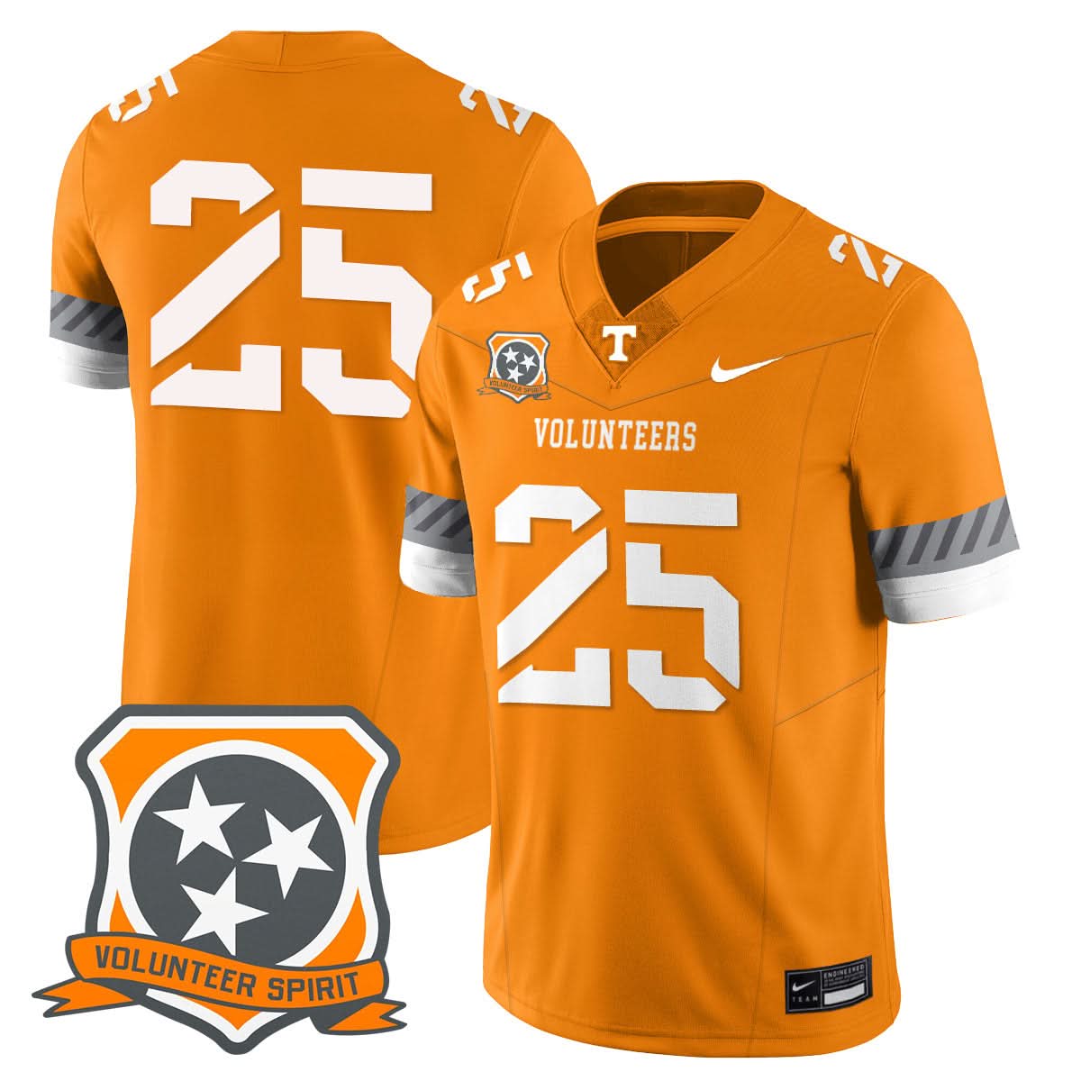 Tennessee Volunteers Football 2025 Spirit Limited Jersey - All Stitched