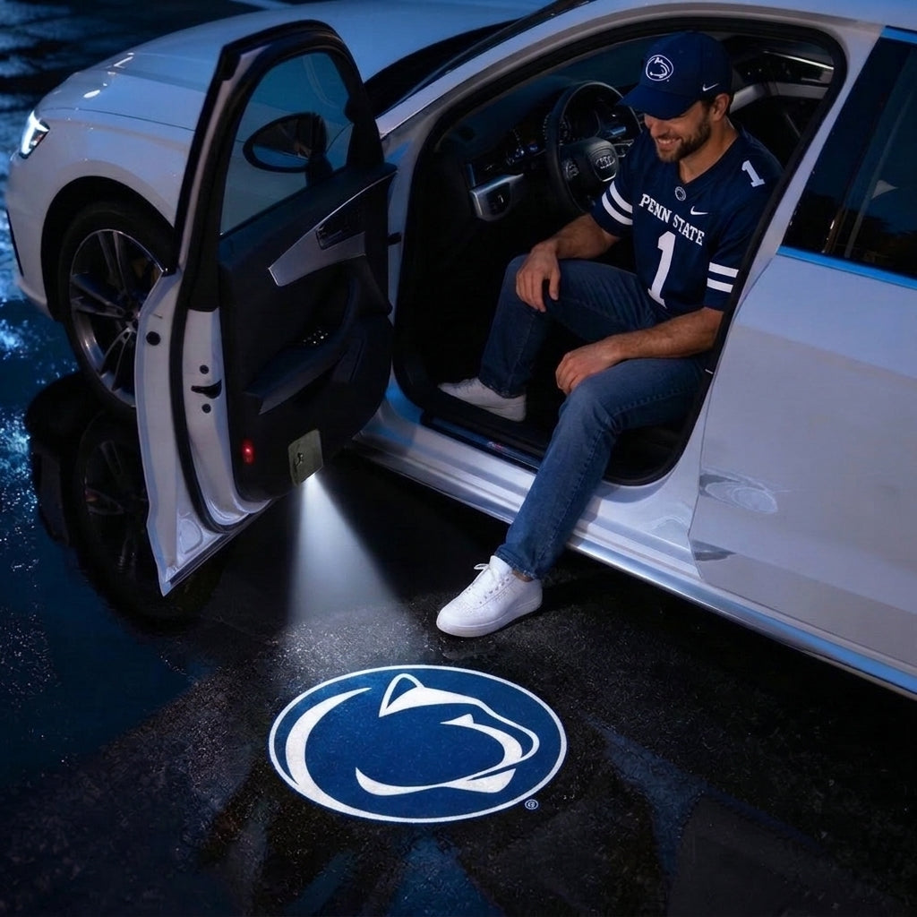 Car Door College Football Projector Lights