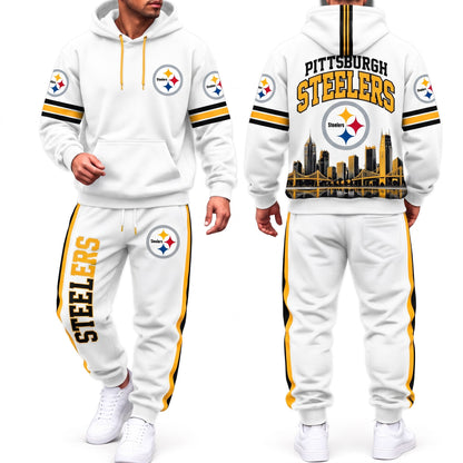PIT Streetwear Hoodie Pants Set - Printed
