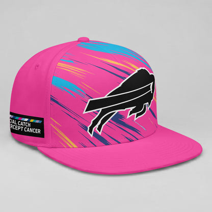 BUF Intercept Cancer 2026 Edition Custom Snapback Cap - Printed