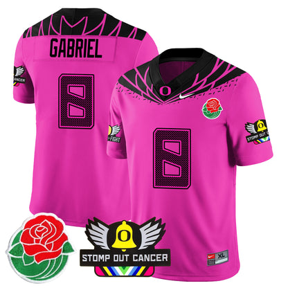 Oregon Alternate 2024 Rose Bowl Vapor Limited Jersey - All Stitched