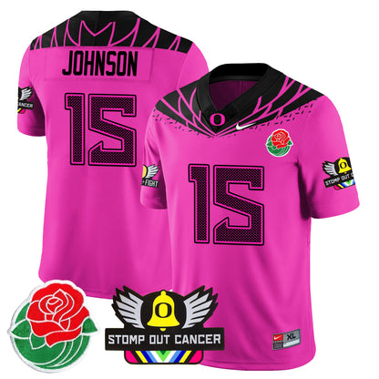 Oregon Alternate 2024 Rose Bowl Vapor Limited Jersey - All Stitched